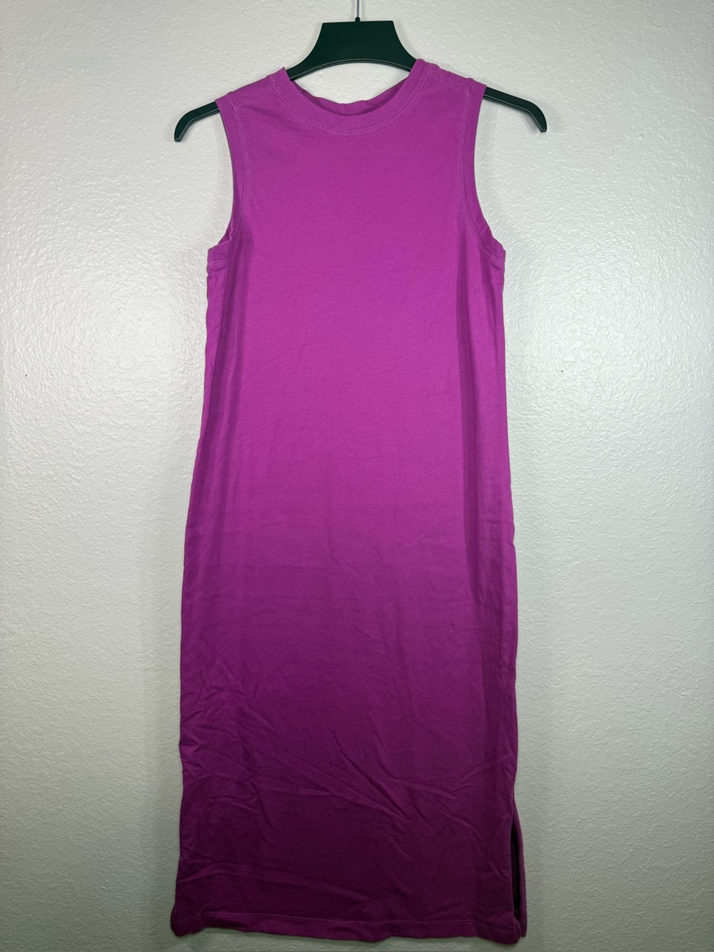 Women’s Pink sleeveless crewneck midi tank dress Size S Universal Thread‎ Cotton